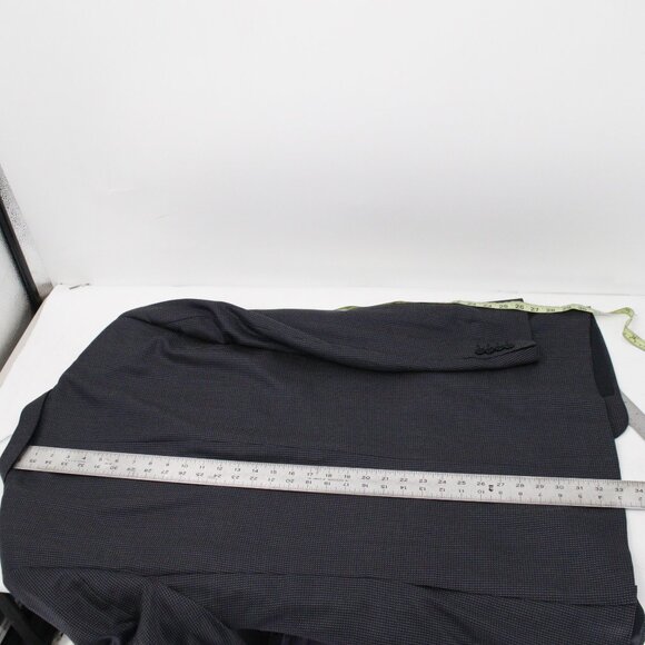 canali sport coat men's 44L three button silk wool waffle notch lapel vented - Picture 8 of 16